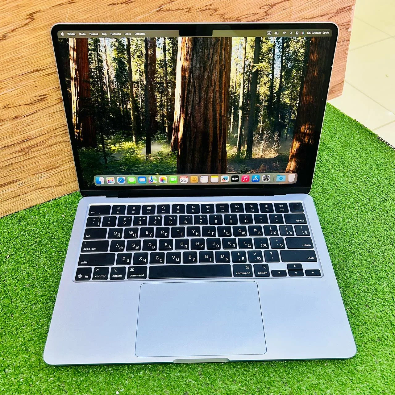 Ноутбук Apple Macbook Air 13 - M4 / 10C-8C / 16GB / 256GB / Sky Blue MC6T4