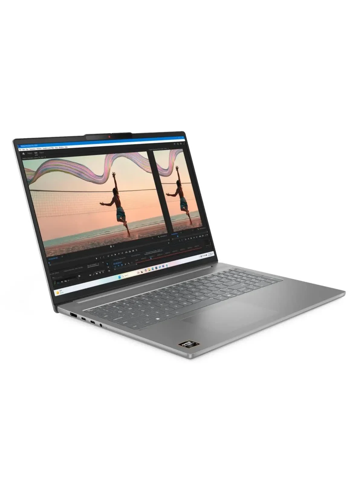 Ноутбук Lenovo IdeaPad Slim 5 16AKP10/16" OLED 2.8K 2880x1800/AMD Ryzen AI 5 340/16 Gb/512 Gb SSD/AMD Radeon Graphics/No OS/серый/1.76 кг