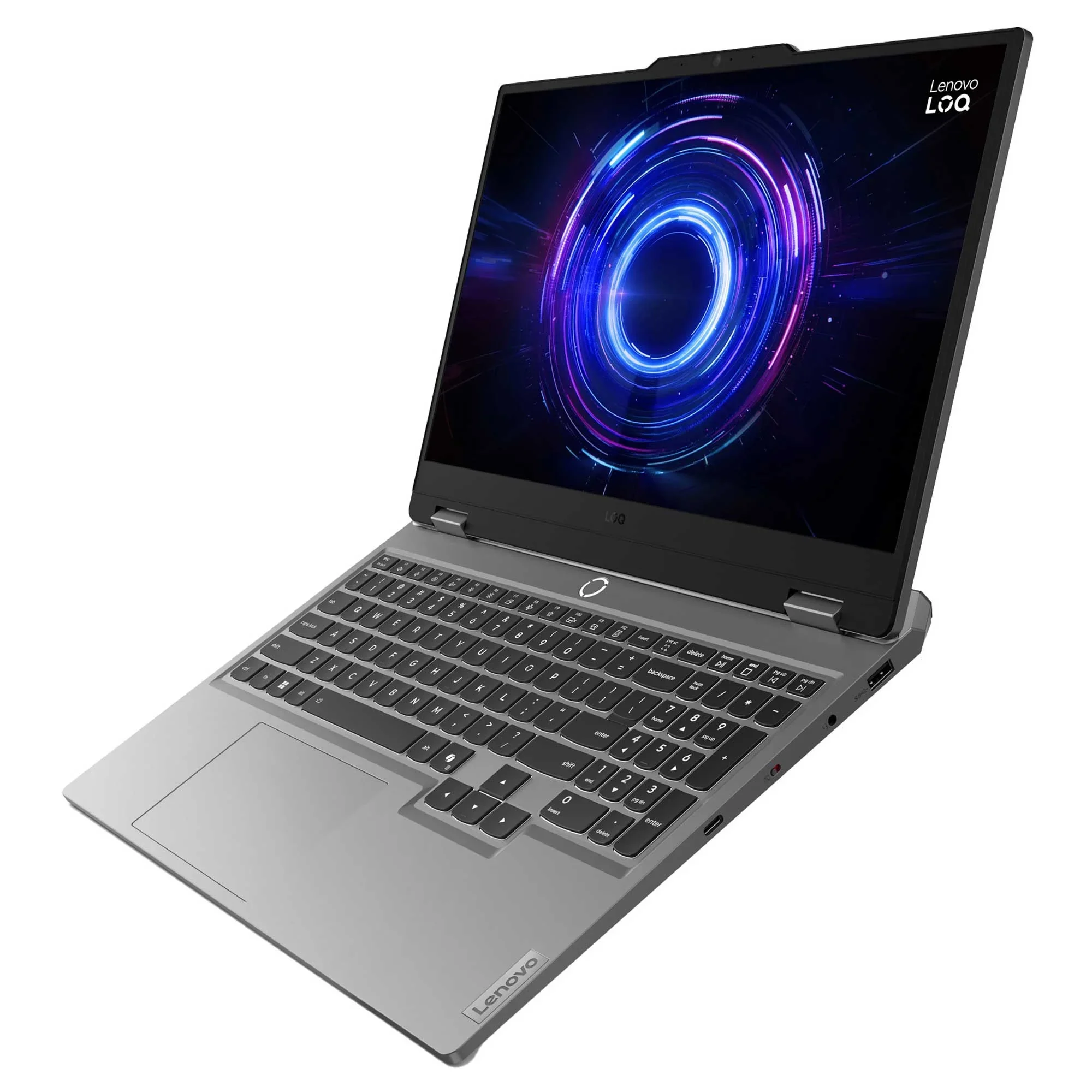 Ноутбук Lenovo LOQ 15IRX10/15.6" Full HD 1920x1080/Intel Core i7 13700HX/16 Gb/512 Gb SSD/nVidia GeForce RTX 5050 8GB/No OS/серый/2.4 кг
