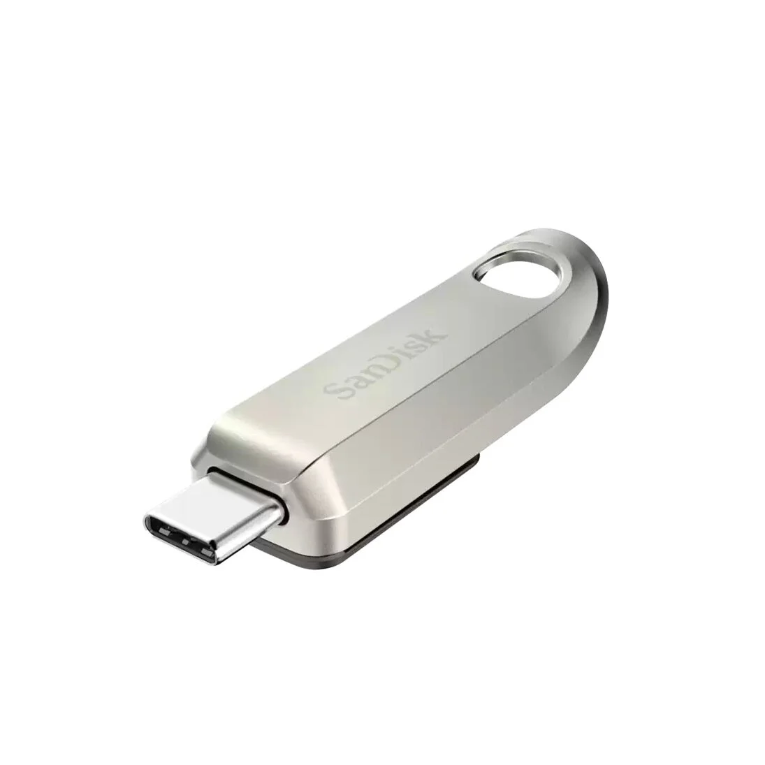 Флешка USB SanDisk Ultra Luxe (SDCZ75-032G-G46), 32Gb, USB Type-C, R/W 150/70, серебристый