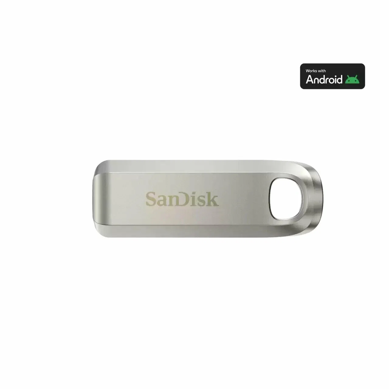 Флешка USB SanDisk Ultra Luxe (SDCZ75-032G-G46), 32Gb, USB Type-C, R/W 150/70, серебристый