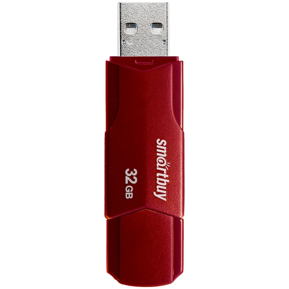 Флешка USB Smartbuy 32 Gb,CLUE красный (SB32 GbCLU-R)