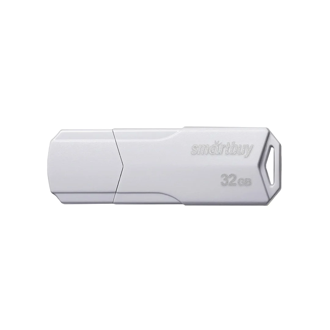 Флешка USB Smartbuy 32Gb CLUE белый (SB32GbCLU-W)
