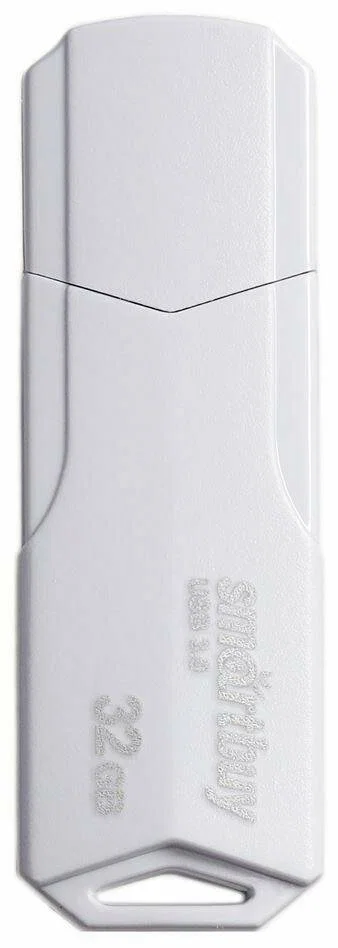 Флешка USB Smartbuy 32Gb CLUE белый (SB32GbCLU-W)