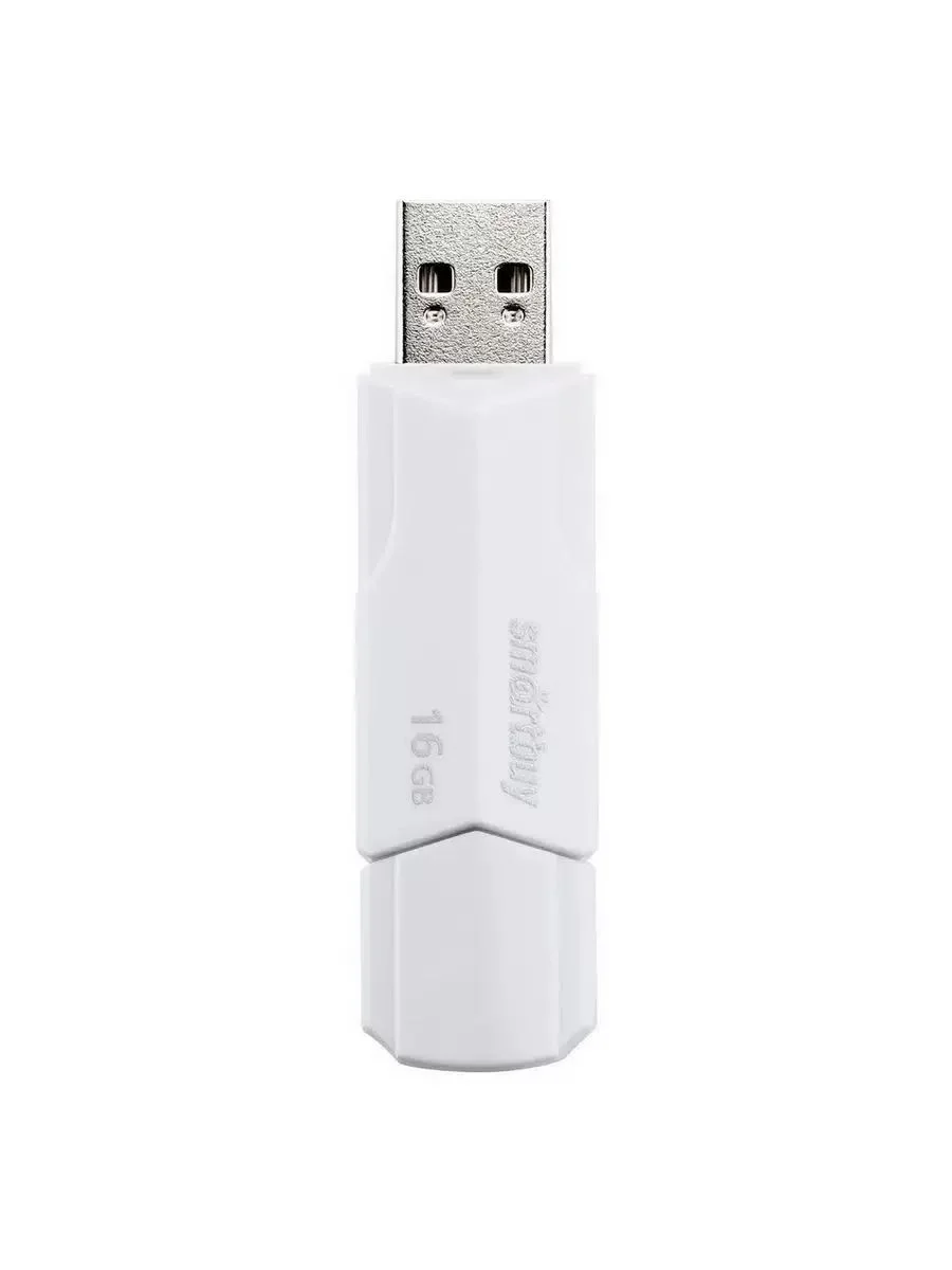 Флешка USB Smartbuy 32Gb CLUE белый (SB32GbCLU-W)