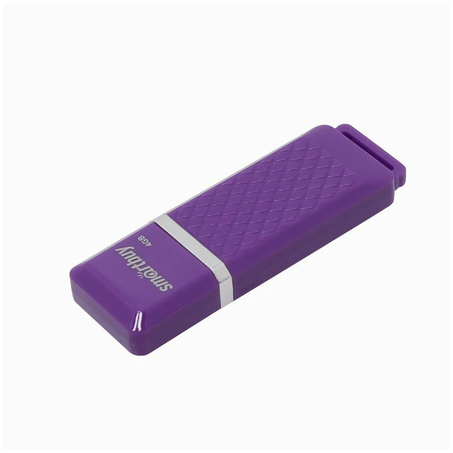 Флешка USB Smartbuy 4 Gb USB USB 2.0 Smartbuy Quartz series фиолетовый (SB4 GbQZ-V)