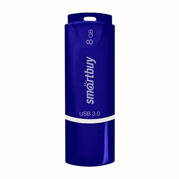 Флешка USB Smartbuy 8Gb USB <USB 3.0> Smartbuy Crown Blue (SB8GbCRW-Bl)
