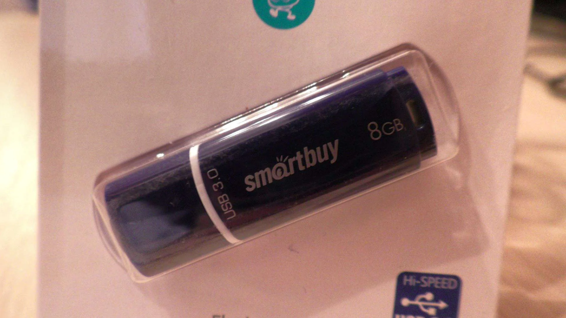 Флешка USB Smartbuy 8Gb USB <USB 3.0> Smartbuy Crown Blue (SB8GbCRW-Bl)