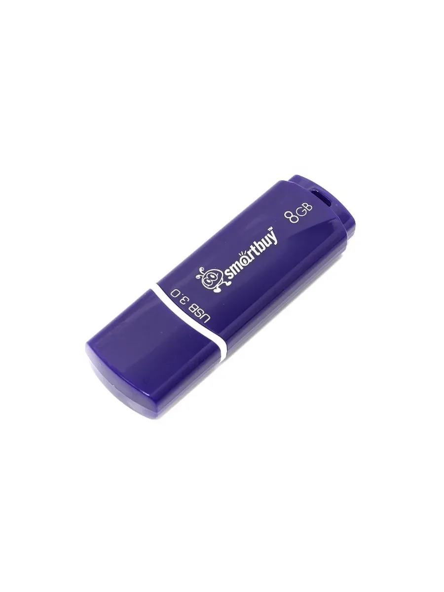 Флешка USB Smartbuy 8Gb USB <USB 3.0> Smartbuy Crown Blue (SB8GbCRW-Bl)