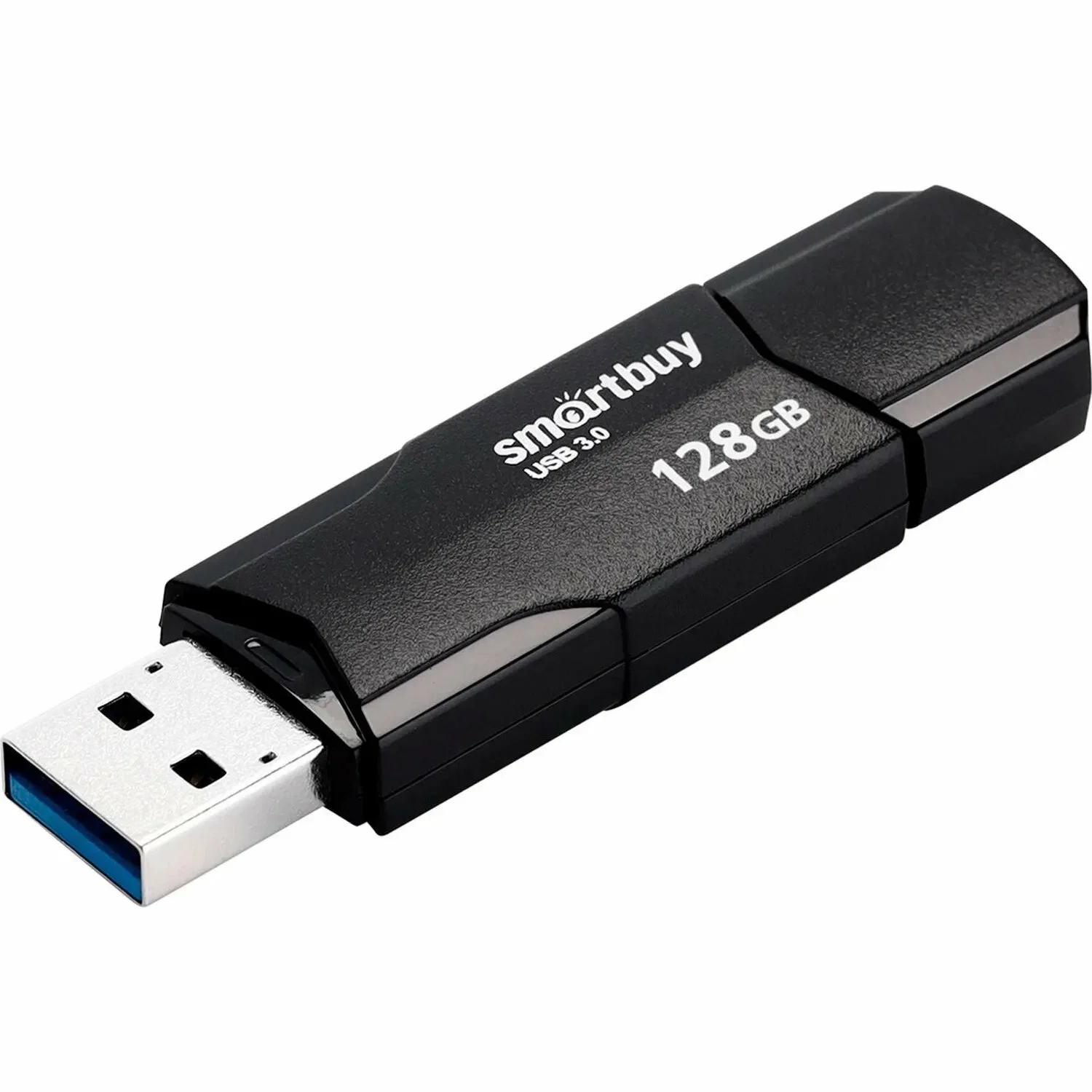Флешка USB Smartbuy CLUE black (SB128GbCLU-K3), 128Gb, USB 3.1, R/W 40/25, черный