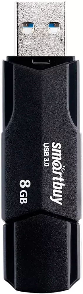 Флешка USB Smartbuy CLUE black (SB64GBCLU-K), 64Gb, USB 2.0, R/W 30/15, черный