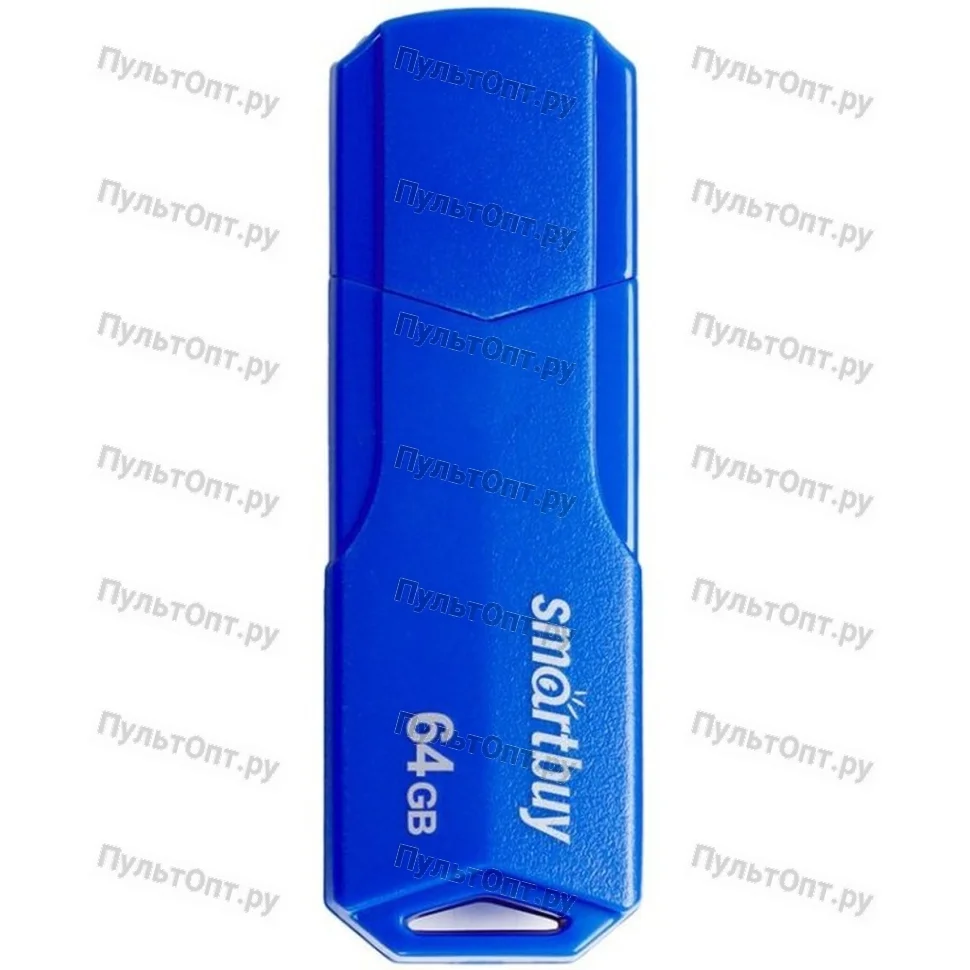 Флешка USB SmartBuy CLUE Blue (SB16GbCLU-BU), 16Gb, USB 2.0, R/W 15/8, синий