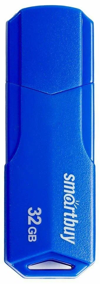 Флешка USB Smartbuy CLUE Blue (SB32GbCLU-BU), 32Gb, USB 2.0, R/W 15/5, синий