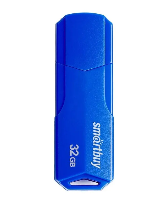 Флешка USB Smartbuy CLUE Blue (SB32GbCLU-BU), 32Gb, USB 2.0, R/W 15/5, синий