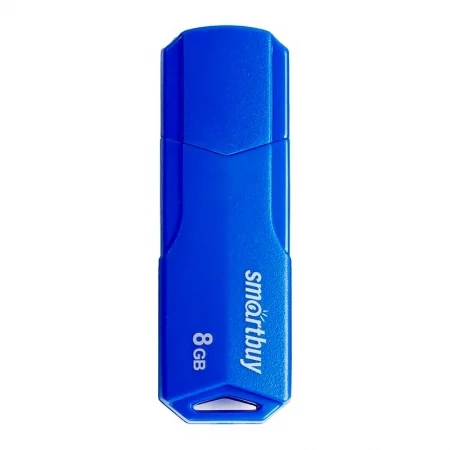 Флешка USB Smartbuy CLUE Blue (SB8GbCLU-BU), 8Gb, USB 2.0, R/W 25/10, синий