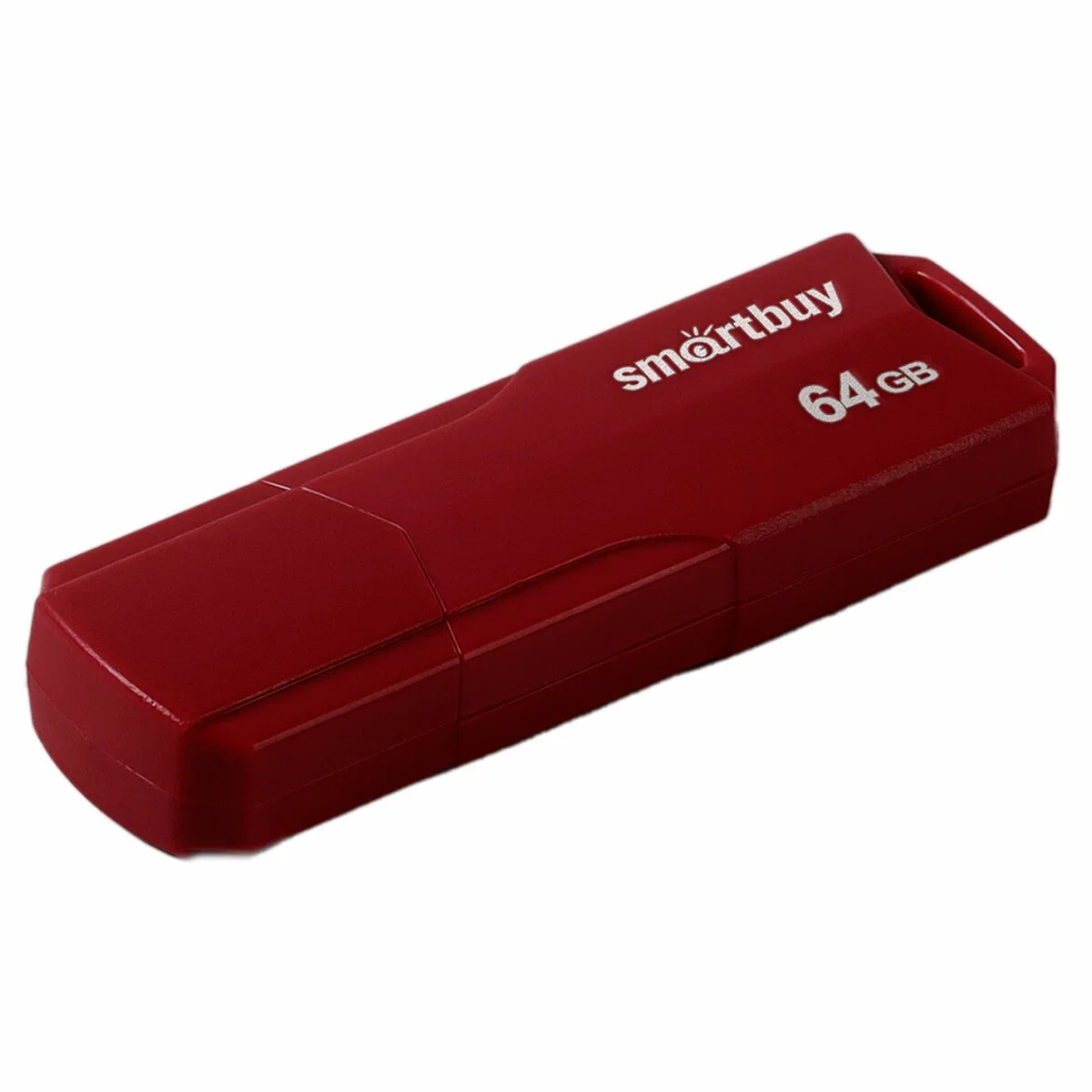 Флешка USB Smartbuy CLUE Burgundy (SB64GbCLU-BG), 64Gb, USB 2.0, R/W