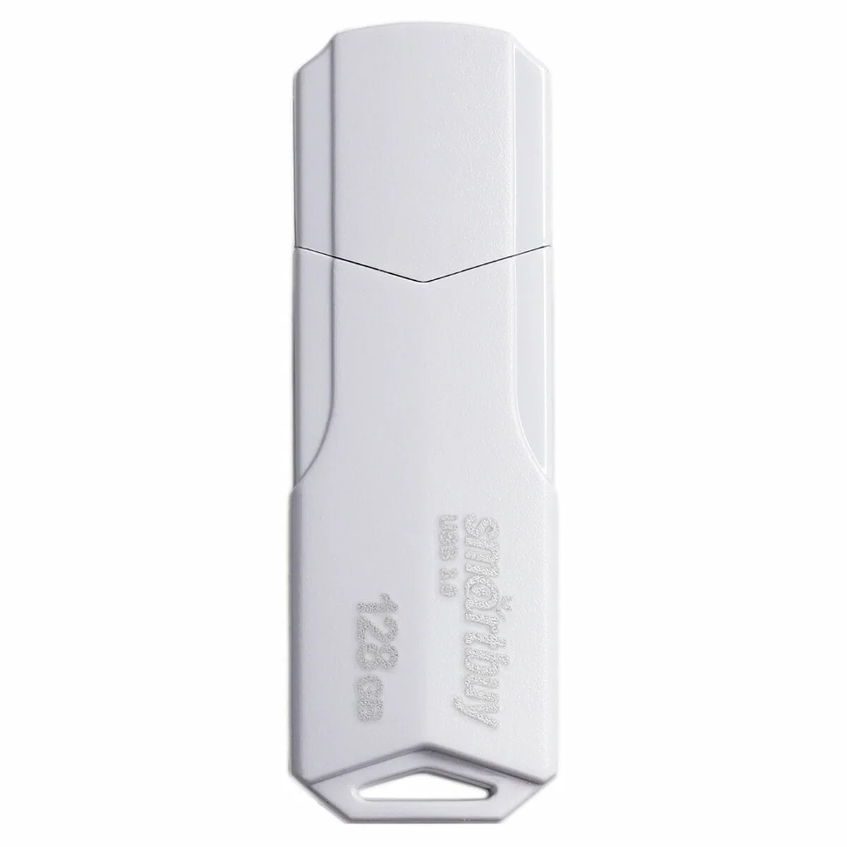 Флешка USB Smartbuy CLUE white (SB128GBCLU-W3), 128Gb, USB 3.1, R/W 40/25, белый