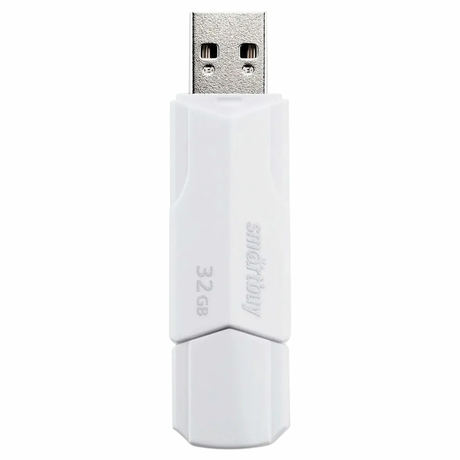 Флешка USB Smartbuy CLUE white (SB4 GbCLU-W), 4Gb, USB 2.0, R/W 15/8, белый
