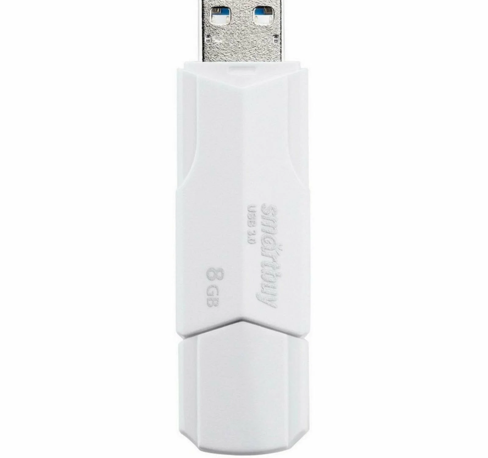 Флешка USB SmartBuy CLUE white (SB8GbCLU-W), 8Gb, USB 2.0, R/W 30/15, белый