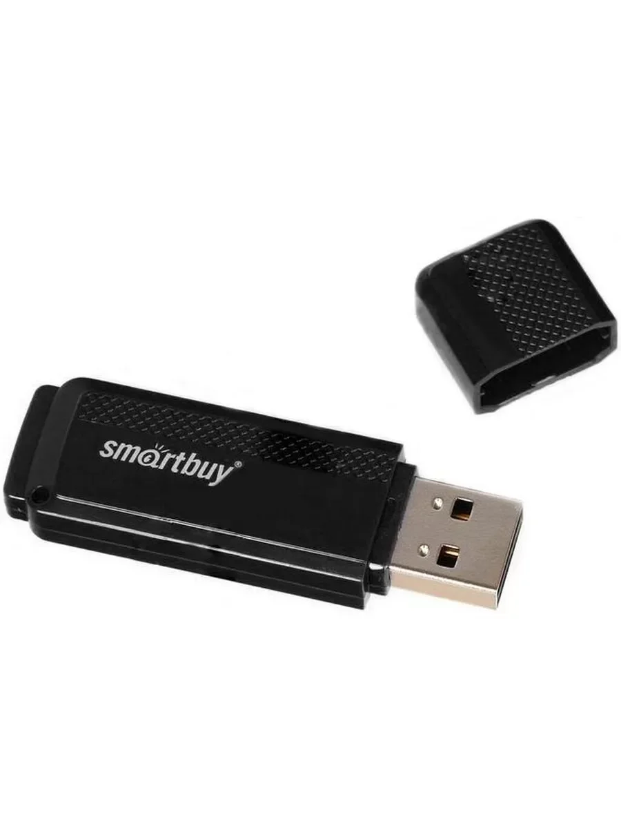 Флешка USB Smartbuy Dock (SB16GBDK-K3), 16Gb, USB 3.0/3.1, R/W 70/25, черный