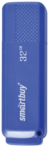 Флешка USB Smartbuy Dock Blue (SB32GBDK-B), 32Gb, USB 2.0, R/W 15/5, синий