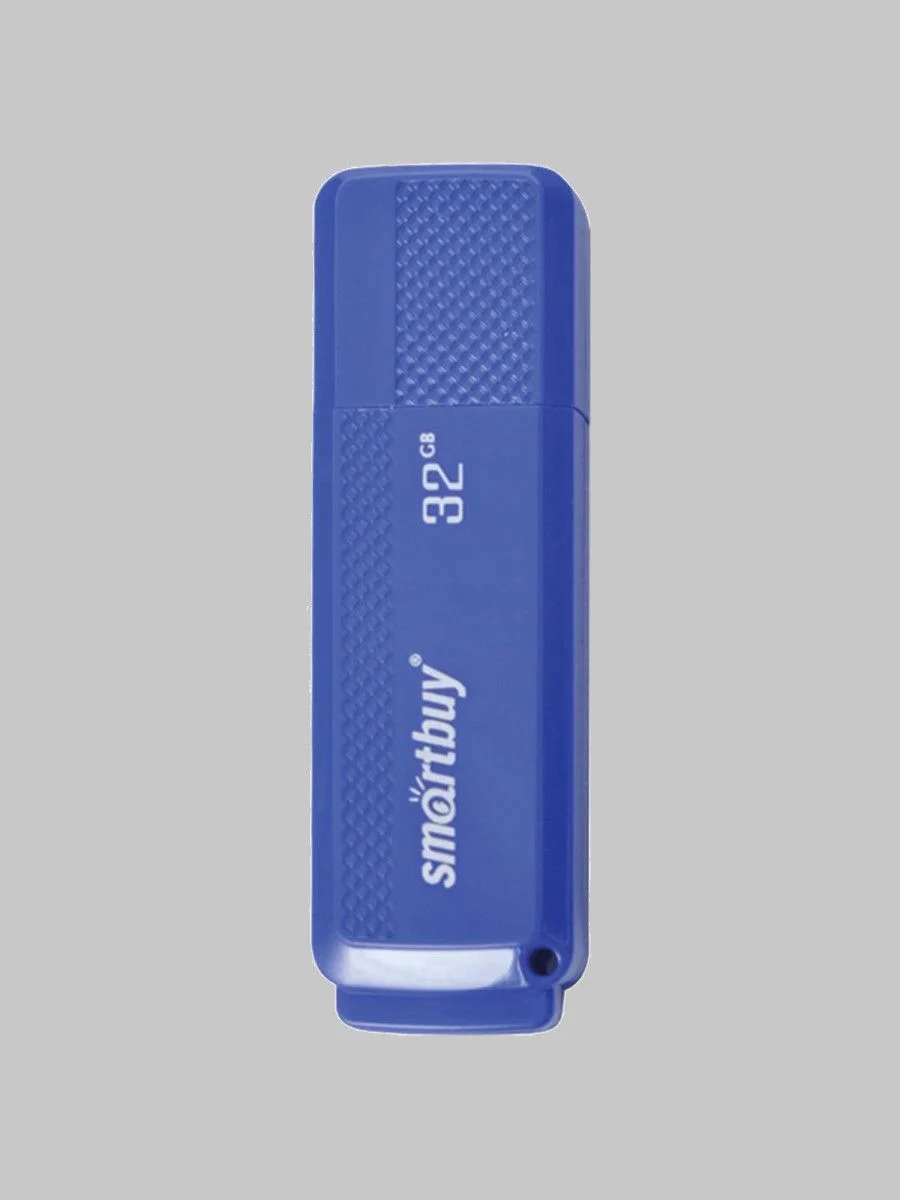 Флешка USB Smartbuy Dock Blue (SB32GBDK-B), 32Gb, USB 2.0, R/W 15/5, синий