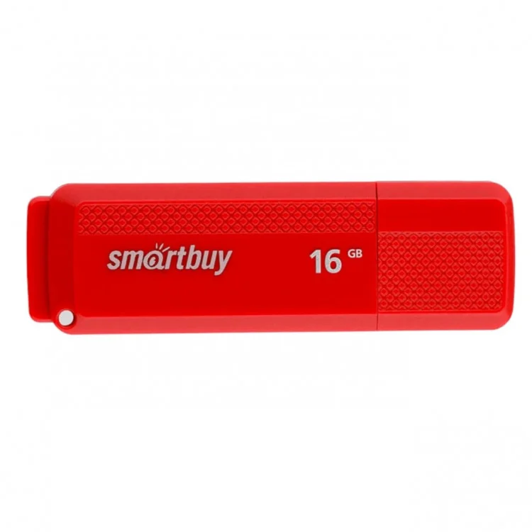 Флешка USB Smartbuy Dock Red (SB16GbDK-R), 16Gb, USB 2.0, R/W 15/5, красный