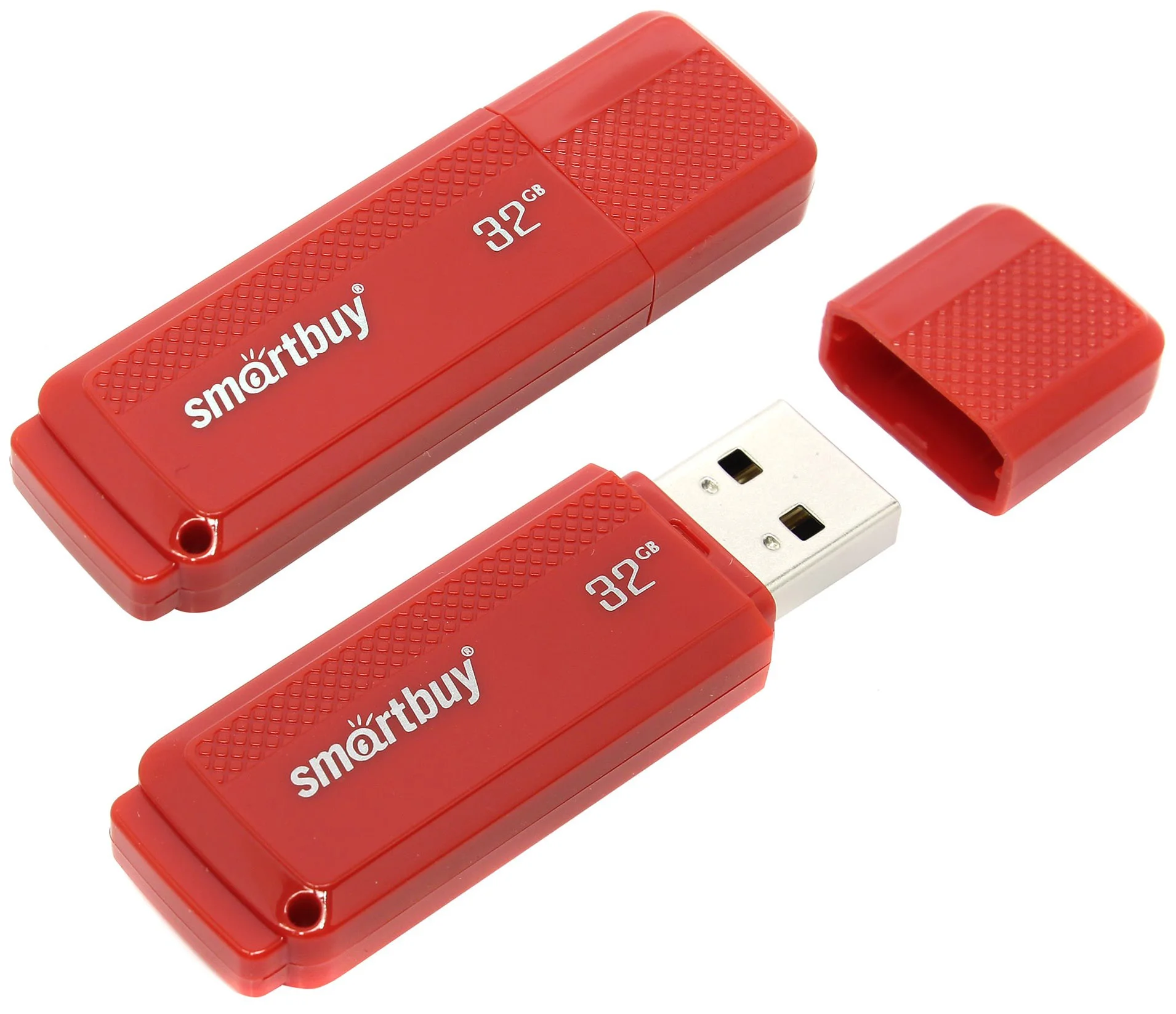 Флешка USB Smartbuy Dock Red (SB32GbDK-R), 32Gb, USB 2.0, R/W 15/5, красный