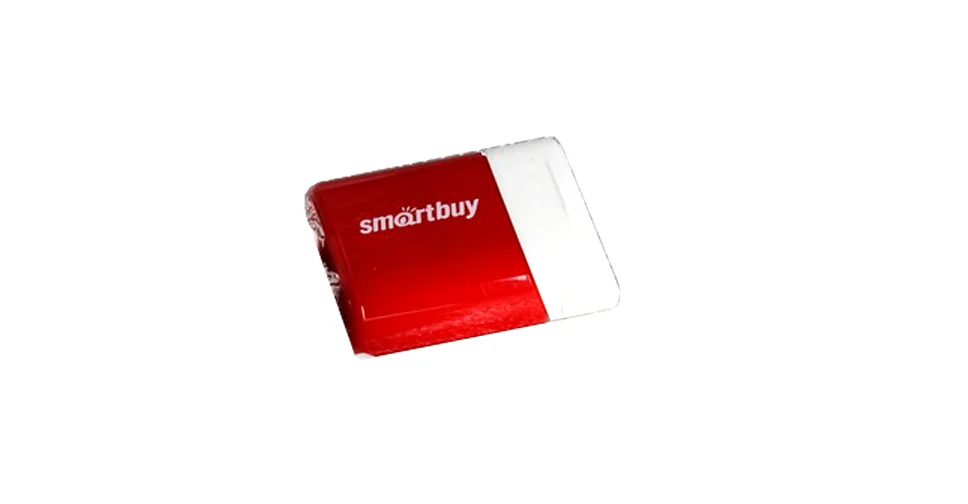 Флешка USB Smartbuy LARA Red (SB16GbLARA-R), 16Gb, USB 2.0, R/W 15/5, красный/белый