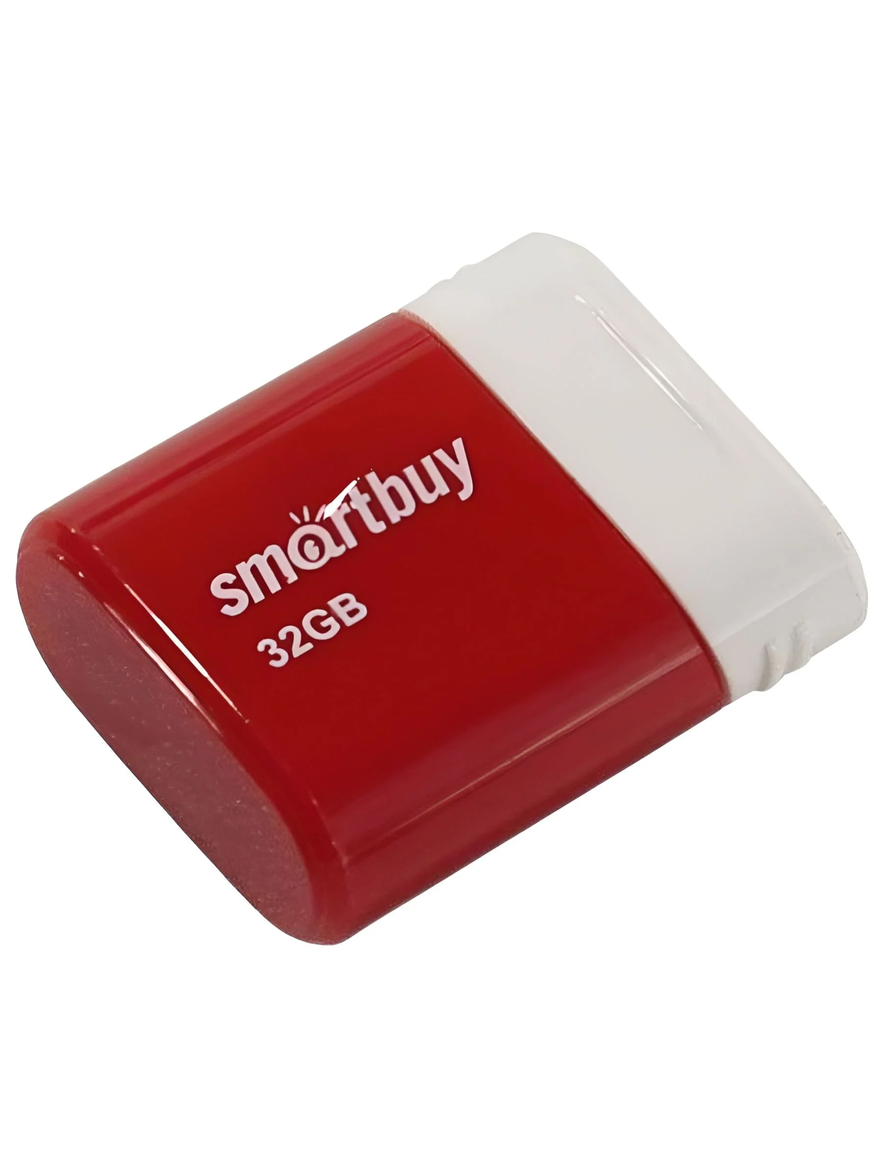 Флешка USB Smartbuy LARA Red (SB32GbLARA-R), 32Gb, USB 2.0, R/W 15/5, красный/белый