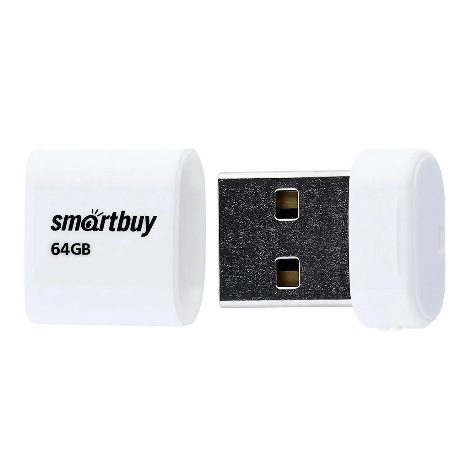 Флешка USB SmartBuy LARA White (SB4GbLara-W), 4Gb, USB 2.0, R/W 15/5, белый
