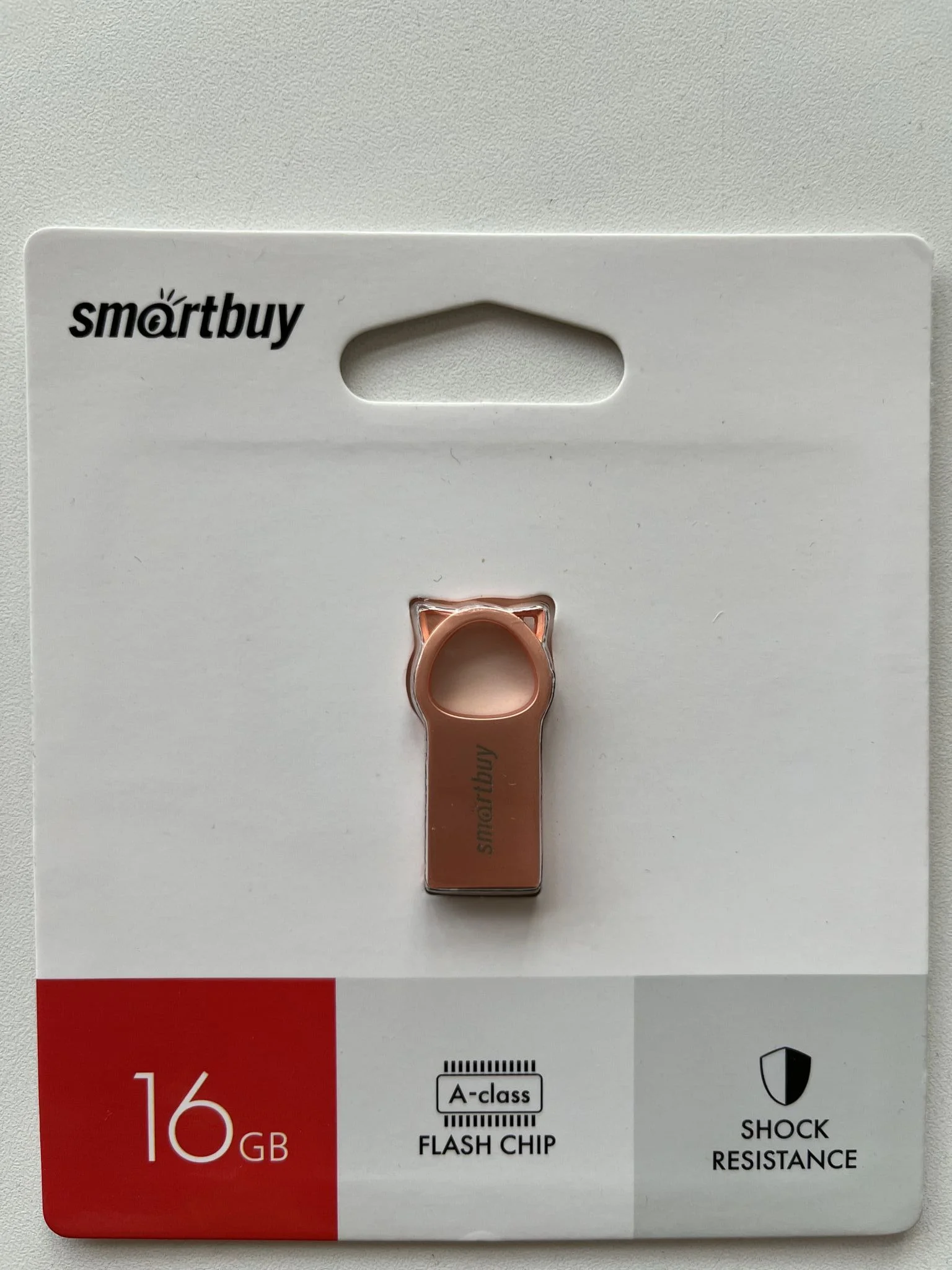 Флешка USB Smartbuy MC5 Metal Kitty (SB016GbMC5), 16Gb, USB 2.0, R/W 20/10, розовый