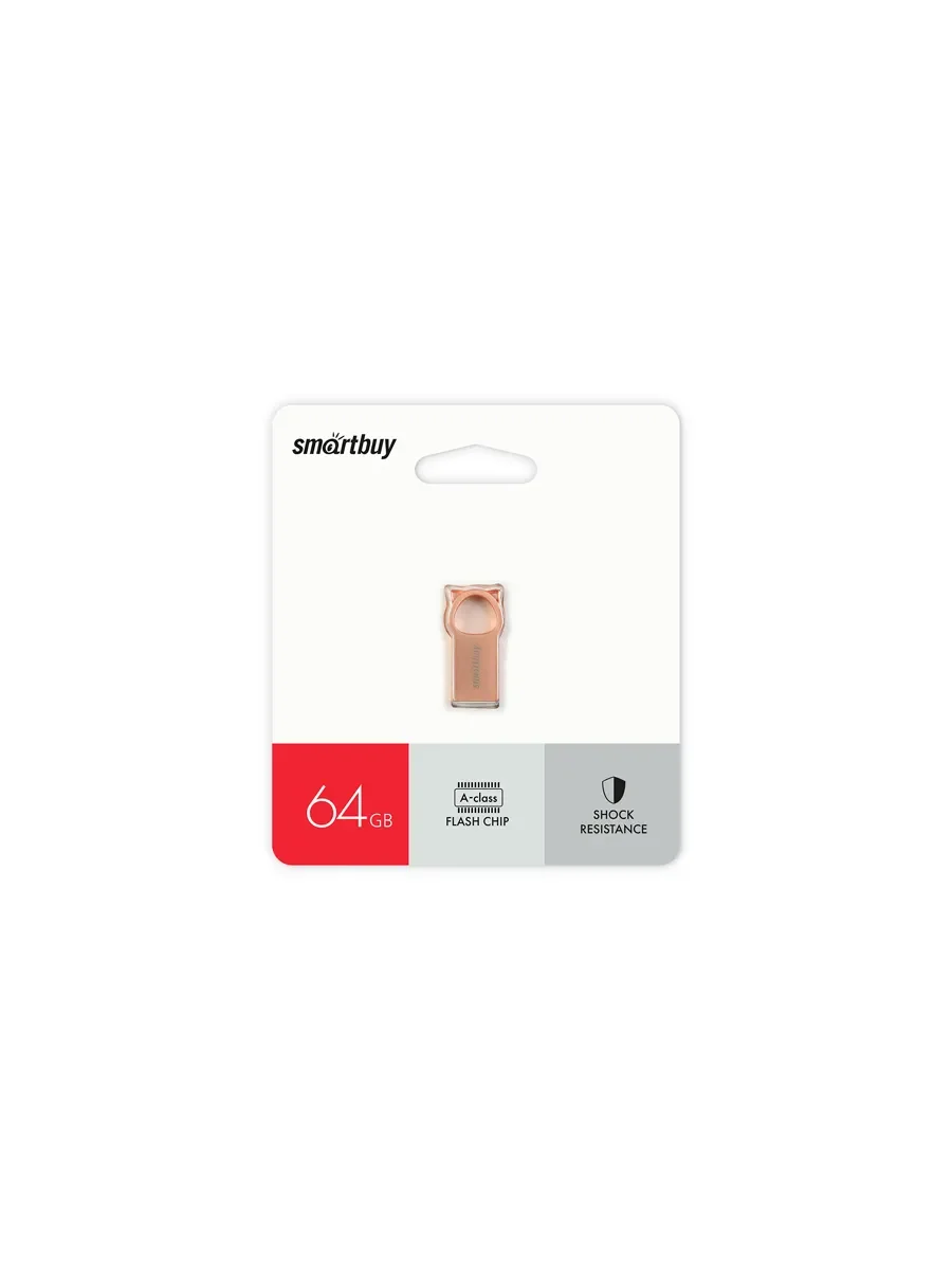 Флешка USB Smartbuy MC5 Metal Kitty Pink (SB008GbMC5), 8Gb, USB 2.0, R/W 25/15, розовый