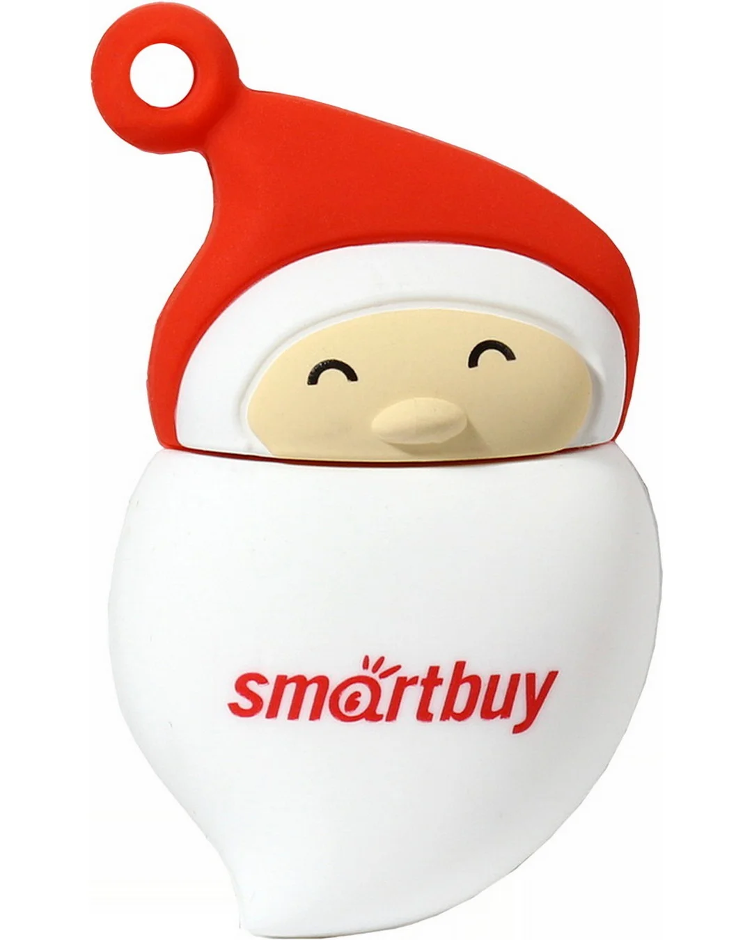 Флешка USB SmartBuy NY series Santa-A (SB16GBSantaA), 16Gb, USB 2.0, R/W 25/15, красный/белый
