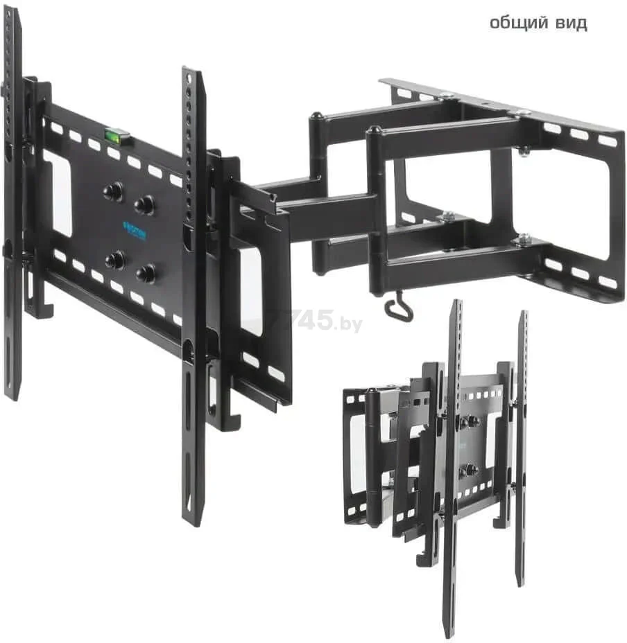 Кронштейн под LCD Kromax ATLANTIS-80 black(32"-75", 50 кг)