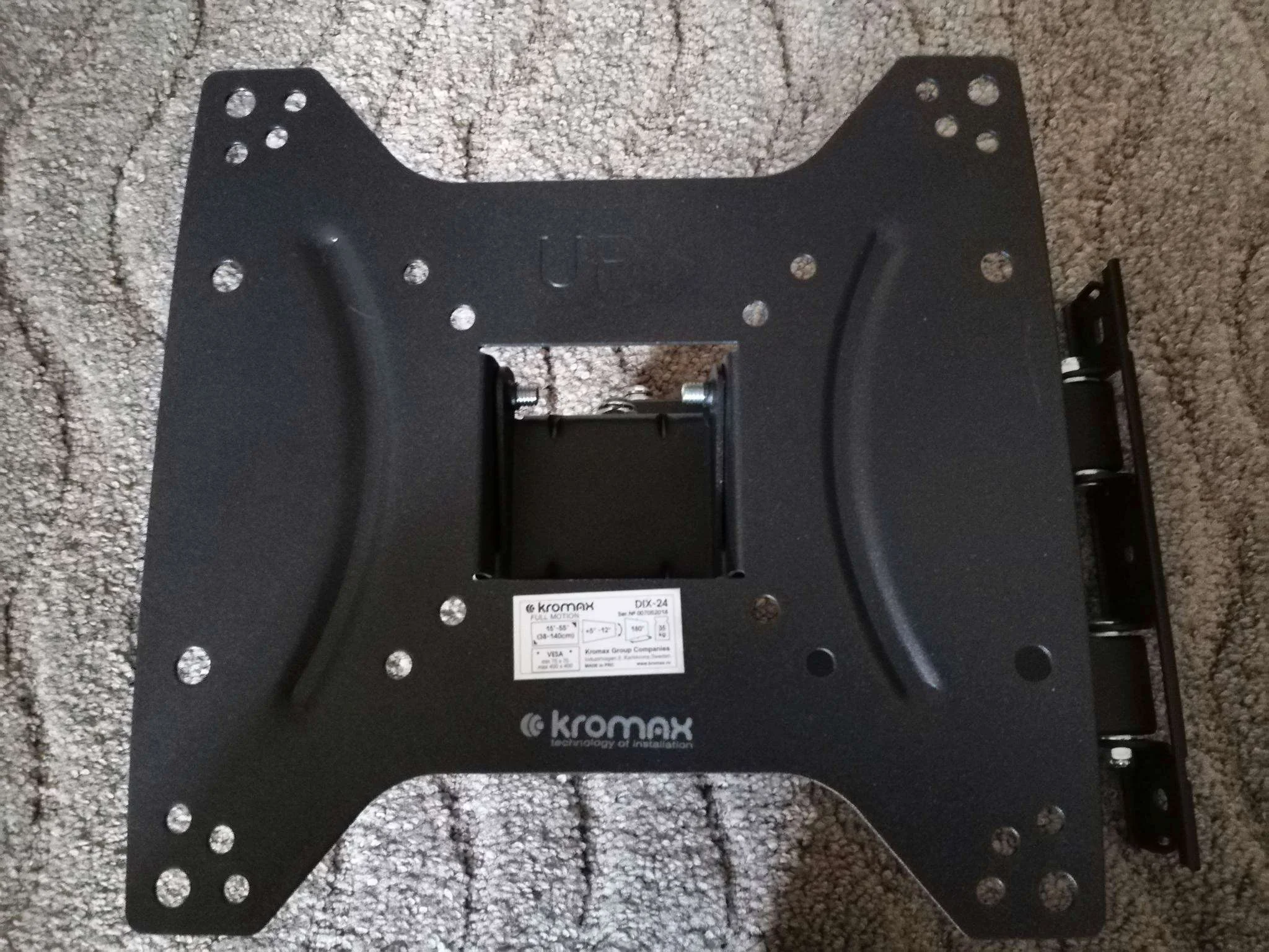 Кронштейн под LCD Kromax DIX-24 black (15"-55", 35кг)