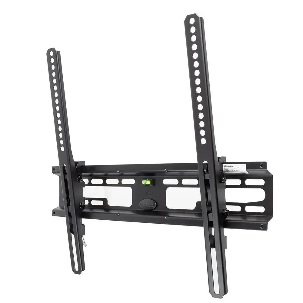 Кронштейн под LCD Kromax FLAT-4 new black 22"-65",  нагрузка до 55 кг., наклон +3 -10°.