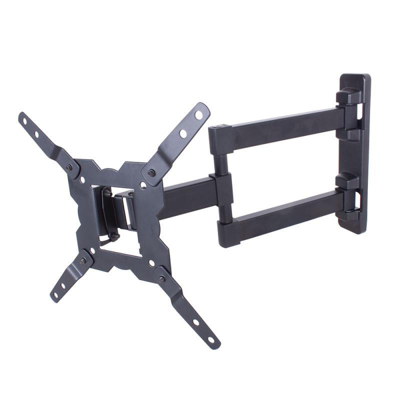 Кронштейн под LCD Kromax GALACTIC-12 black  15"-42", max 30 кг. нак. +3°-10°, пов. ±90°,