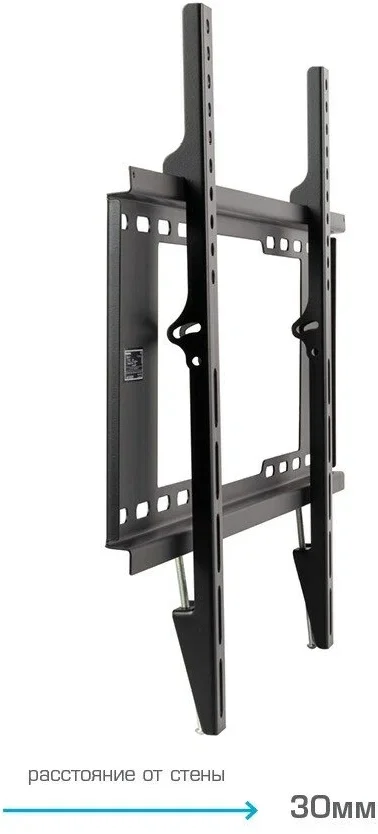 Кронштейн под LCD Kromax IDEAL-101 black  (32"-90", 40 кг) 6 шт/уп.