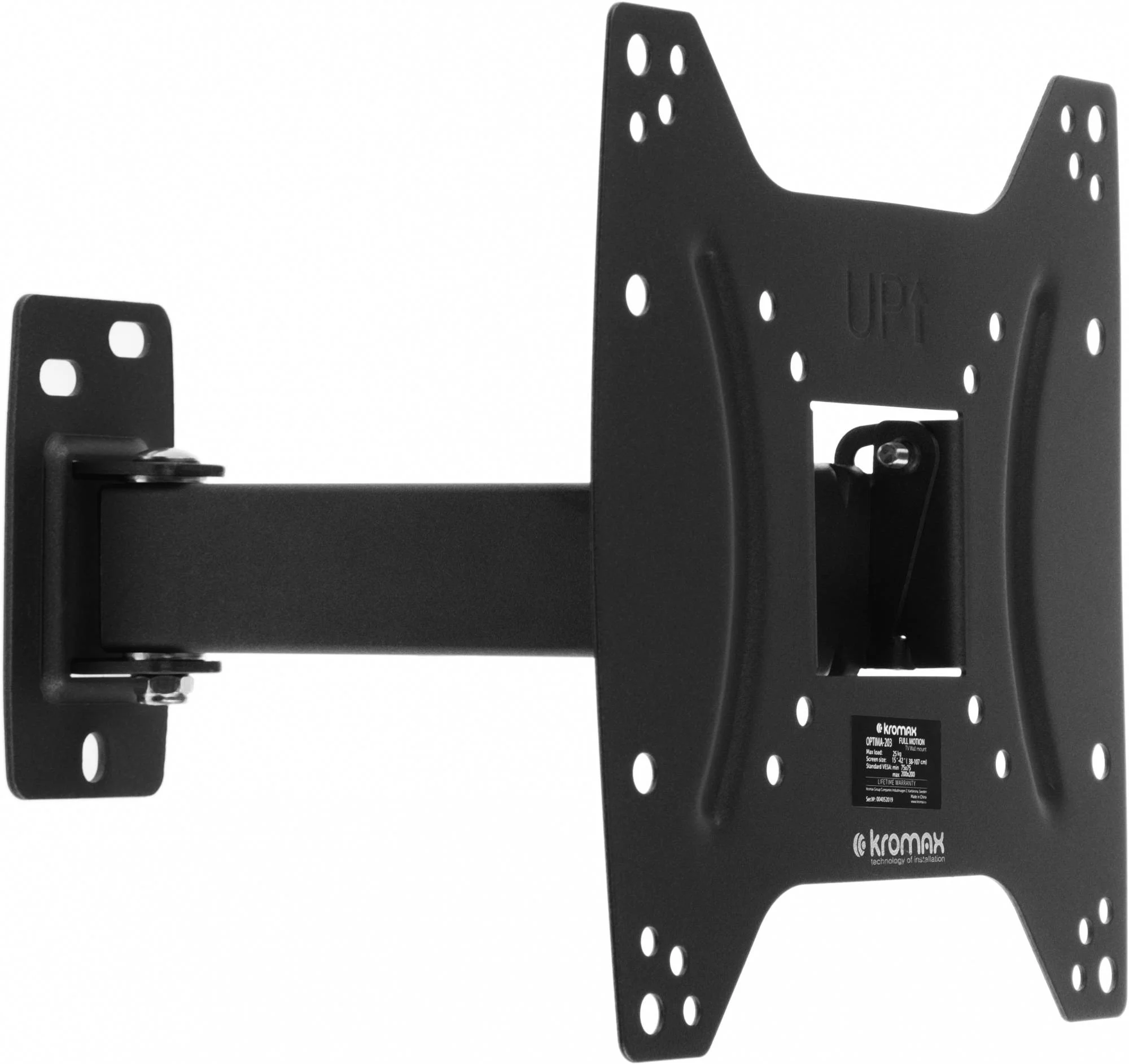 Кронштейн под LCD Kromax OPTIMA-203 black (	15"-42", 25 кг)