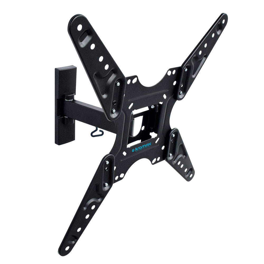 Кронштейн под LCD Kromax OPTIMA-413 black (20"-55", 30 кг.нак 5-12, повор 180, до 400х400) 10 шт/уп.