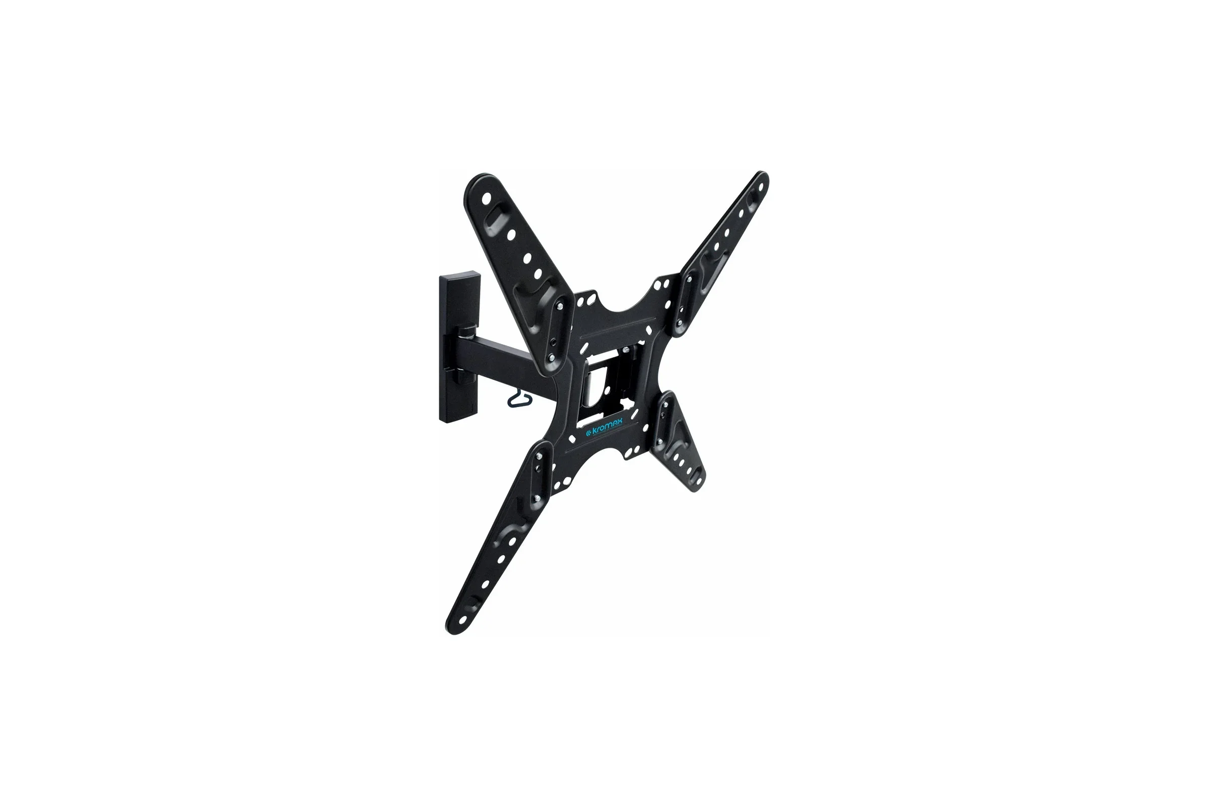 Кронштейн под LCD Kromax OPTIMA-413 black (20"-55", 30 кг.нак 5-12, повор 180, до 400х400) 10 шт/уп.
