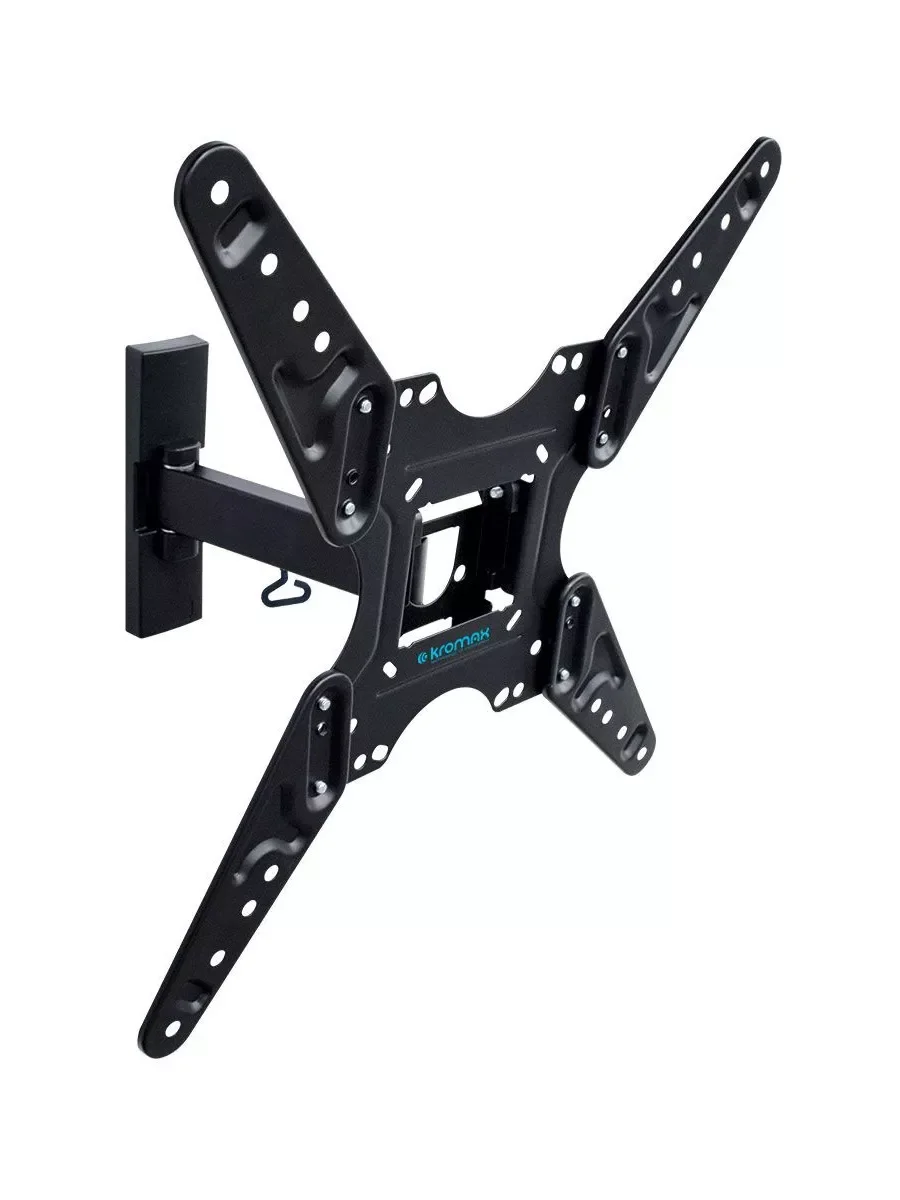 Кронштейн под LCD Kromax OPTIMA-413 black (20"-55", 30 кг.нак 5-12, повор 180, до 400х400) 10 шт/уп.
