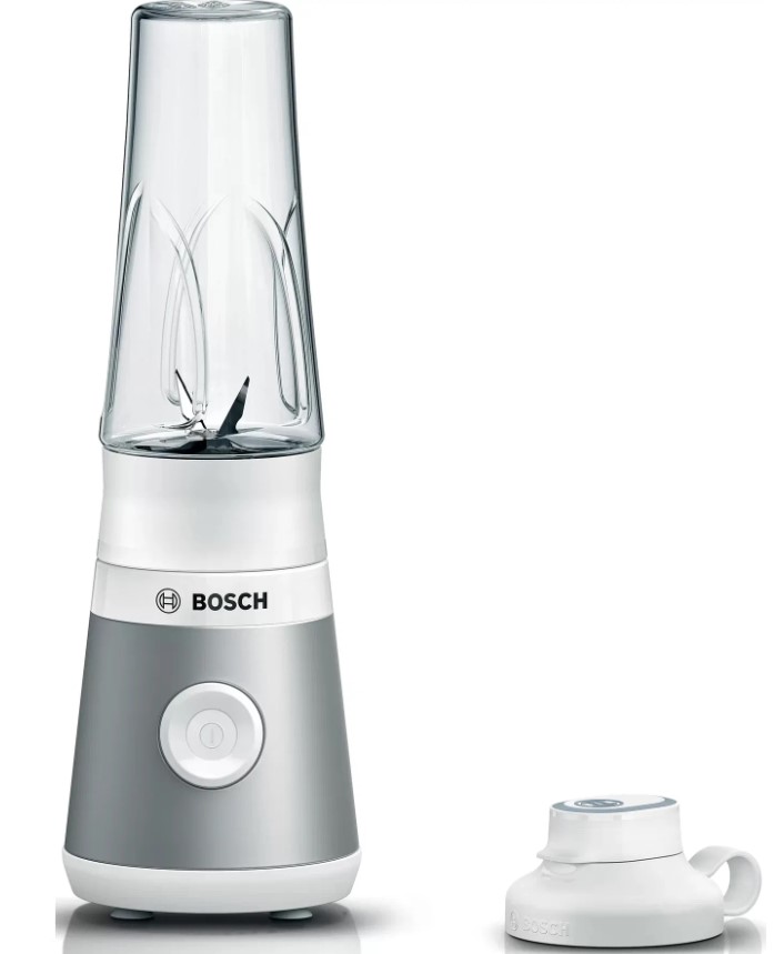 Блендер стационарный Bosch MMB2111T, серебристый 450Вт, кувшин 0,6л