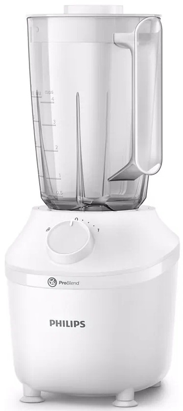 Блендер стационарный Philips HR2041/00, белый 450Вт, кувшин 1л