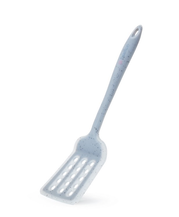 11409 FISSMAN Лопатка с прорезями MAURIS GREY 33,5см (нейлон + силикон)