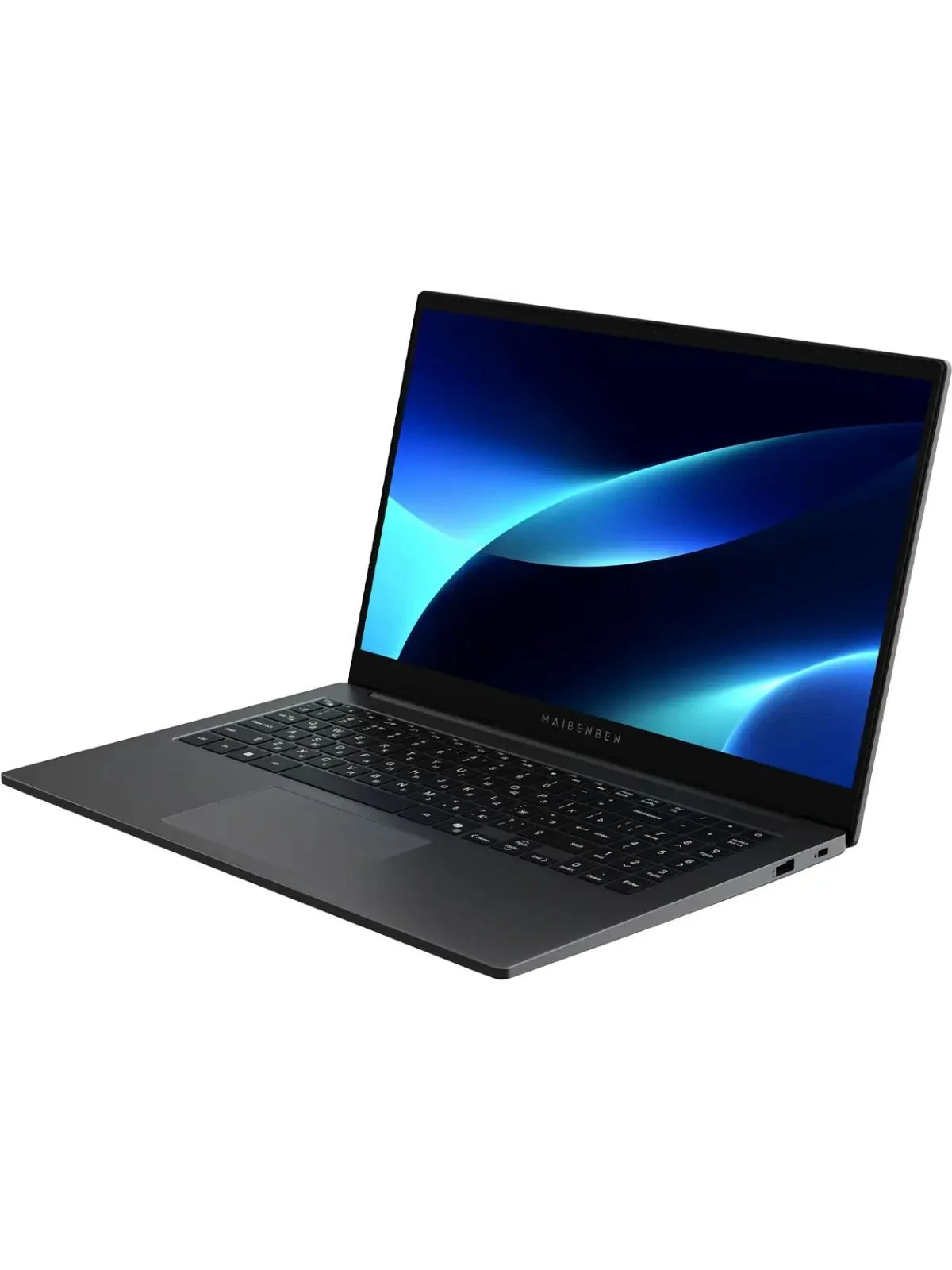 Ноутбук Maibenben M15D-R576UM 15.6" FHD IPS, AMD R5-7640HS, 16Gb, 512Gb SSD, Linux, серый (M15D-R576UMF1SLGRE0)