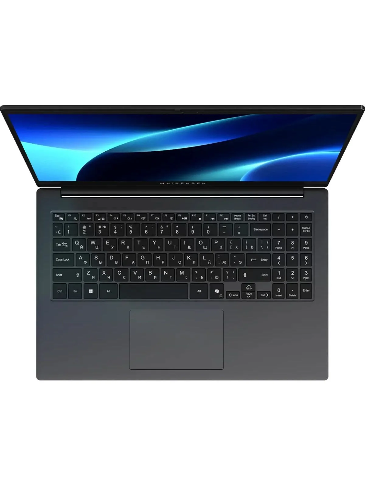 Ноутбук Maibenben M15D-R576UM 15.6" FHD IPS, AMD R5-7640HS, 16Gb, 512Gb SSD, Linux, серый (M15D-R576UMF1SLGRE0)