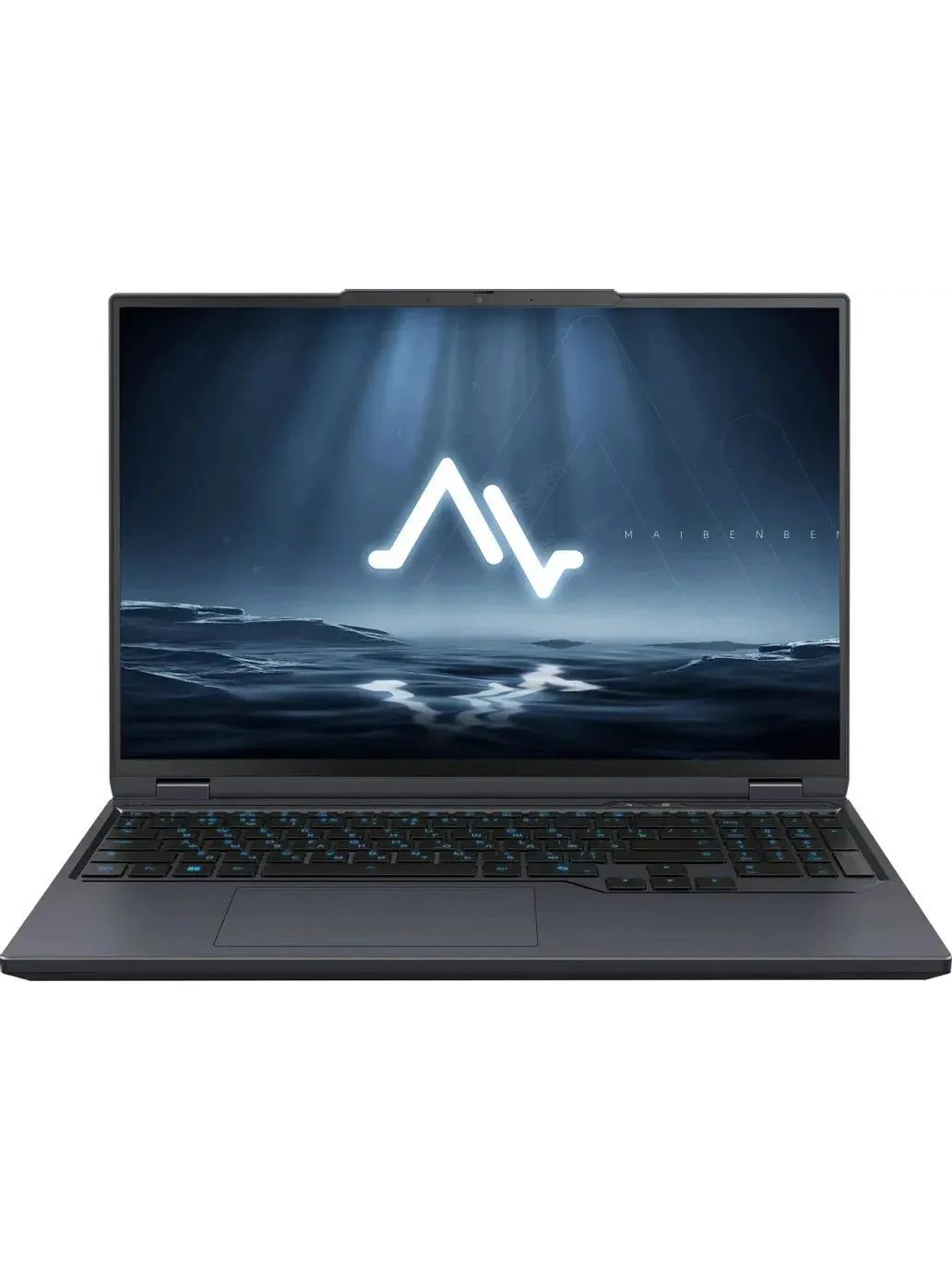 Ноутбук Maibenben X16C-R72555 16" WUXGA IPS 165Hz, AMD R7 H 255, 16Gb, 512Gb SSD, NVidia RTX5050 8Gb, Linux, серый (X16C