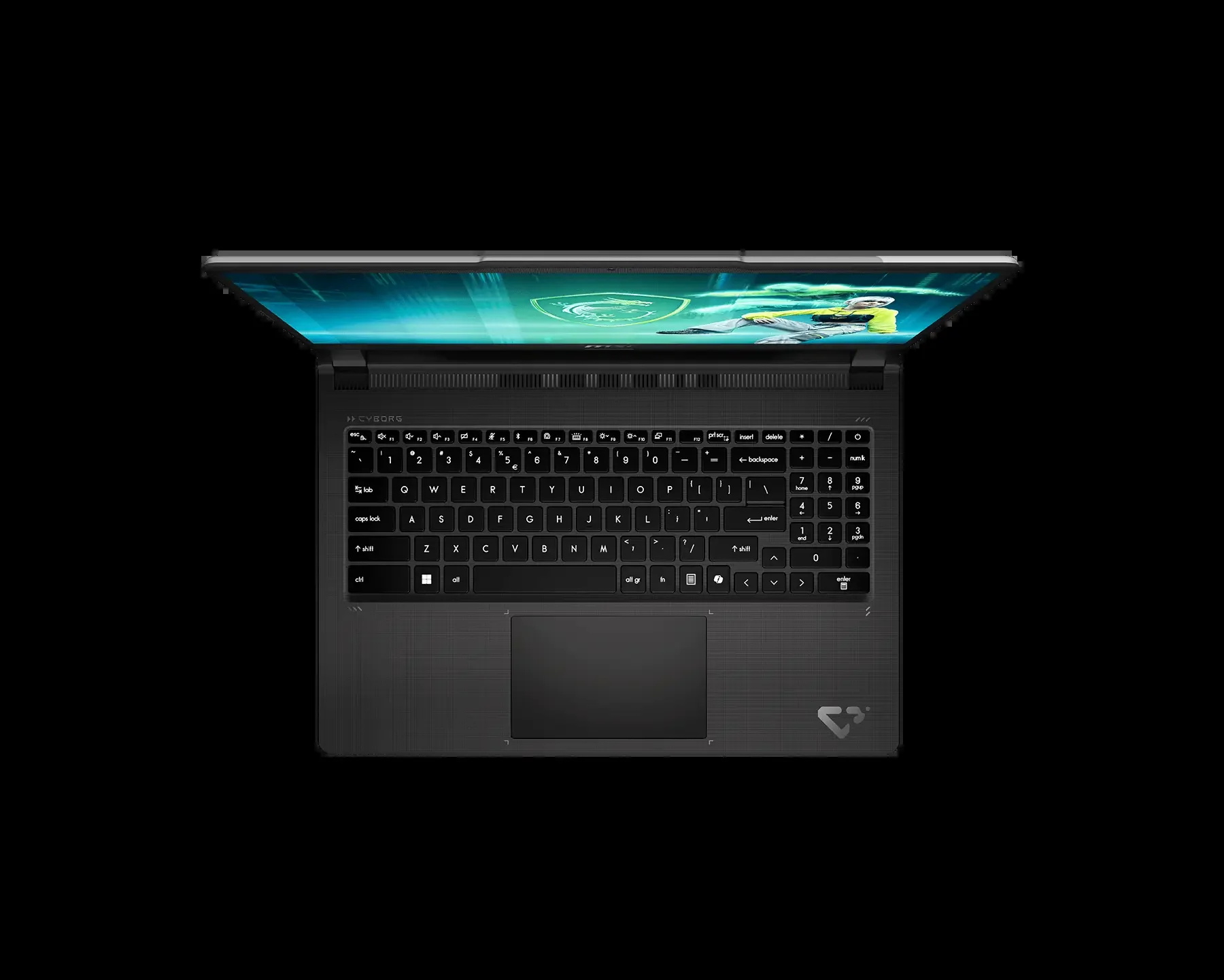 Ноутбук MSI Cyborg 15 C2WF-014XRU 15,6" FHD IPS 144Hz,Intel Core 7 240H,16Gb, 1Tb SSD, NVidia RTX5060 8Gb, DOS,серый